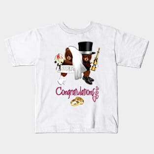 Marriage Congratulations Kids T-Shirt